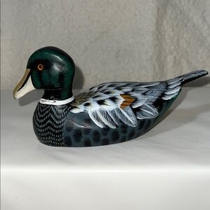 Wooden Mallard duck decoy decoration